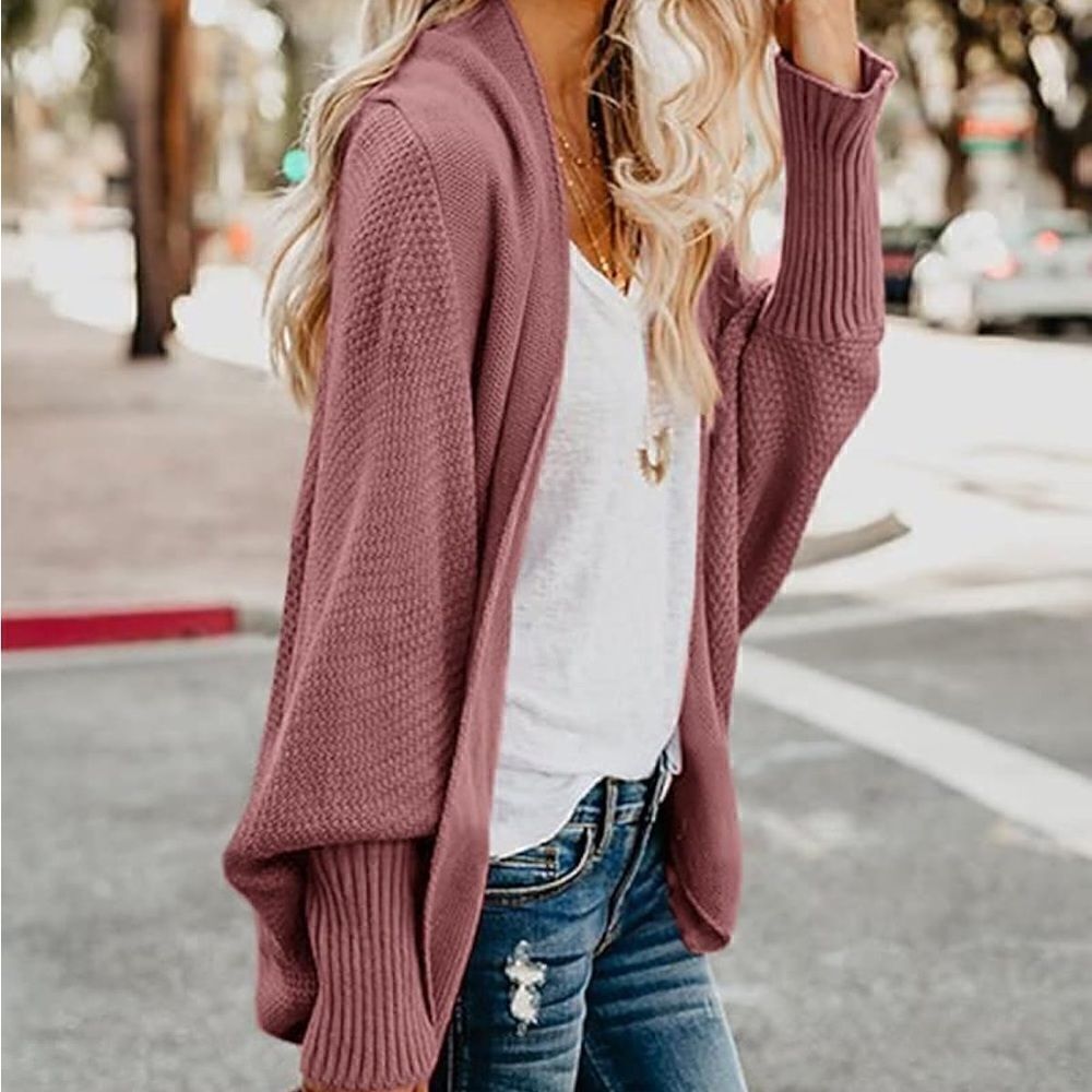 Chunky Knit Oversized Cardigan Sweater